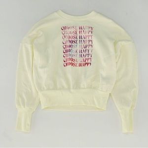 “CHOOSE HAPPY” worn very few times.